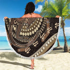 Australia NAIDOC Week 2025 Beach Blanket Boomerang Kangaroo Indigenous Art