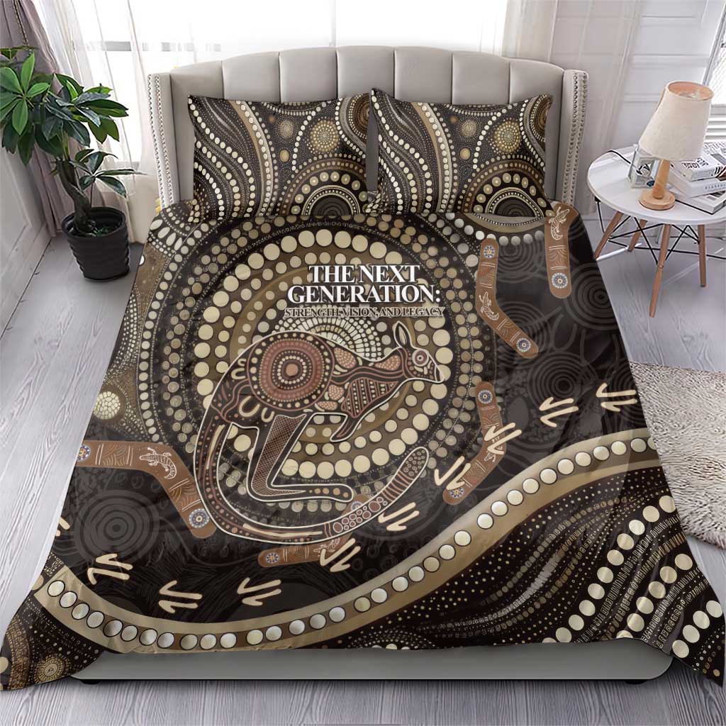 Australia NAIDOC Week 2025 Bedding Set Boomerang Kangaroo Indigenous Art