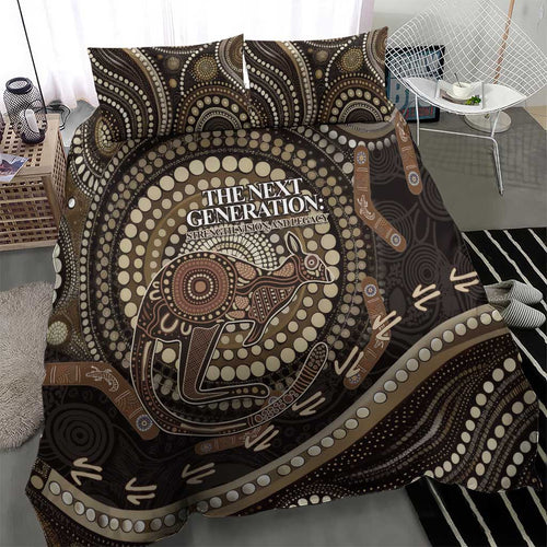 Australia NAIDOC Week 2025 Bedding Set Boomerang Kangaroo Indigenous Art