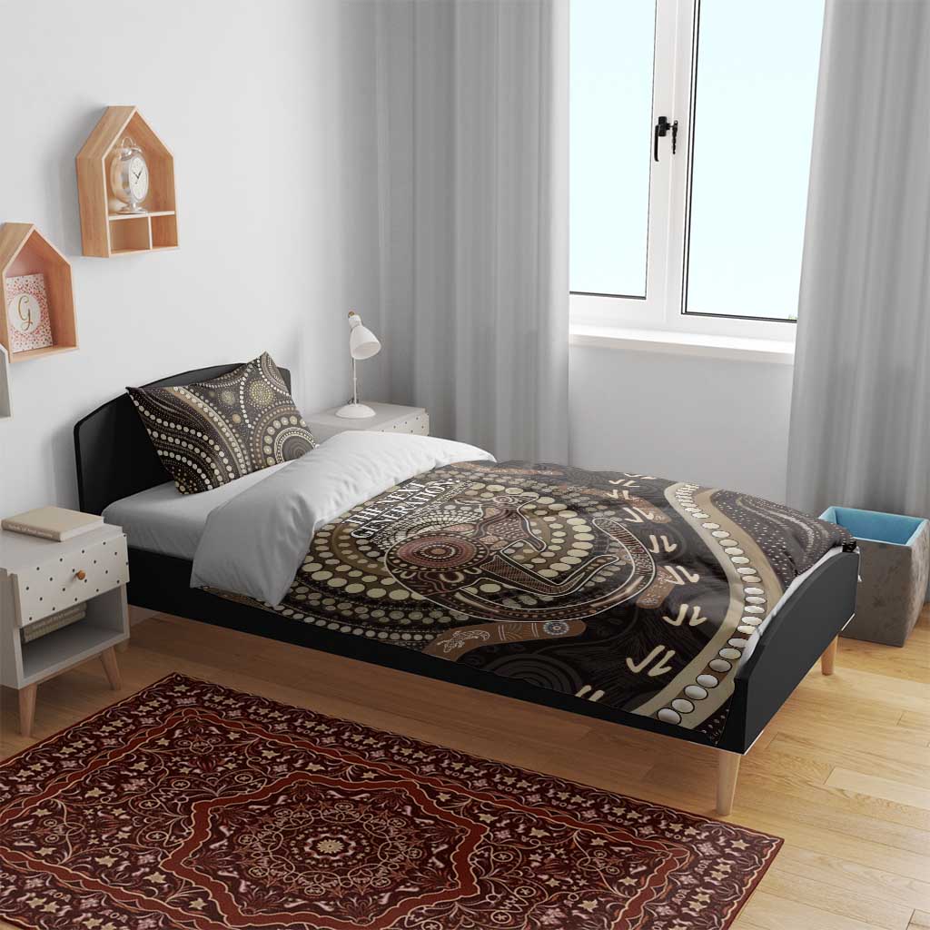 Australia NAIDOC Week 2025 Bedding Set Boomerang Kangaroo Indigenous Art