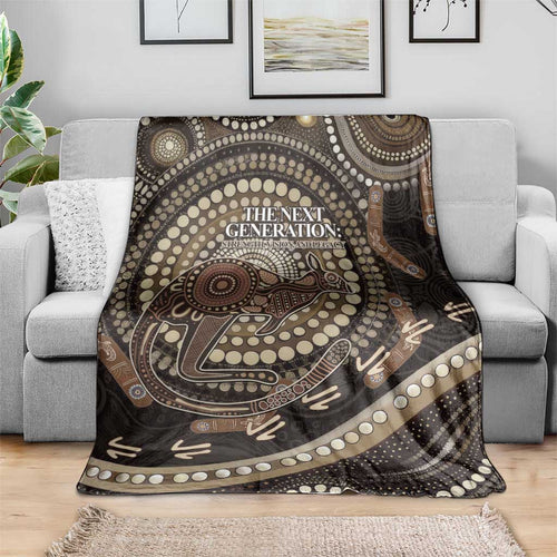 Australia NAIDOC Week 2025 Blanket Boomerang Kangaroo Indigenous Art