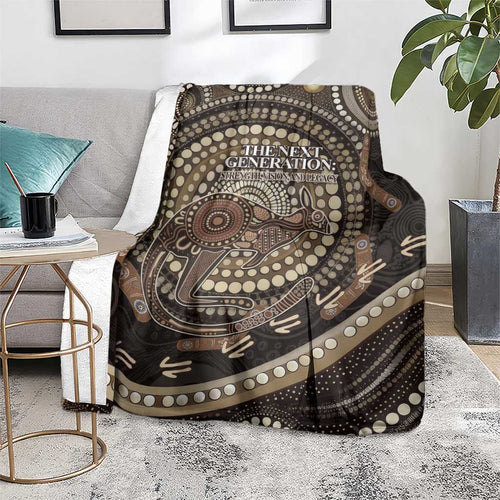 Australia NAIDOC Week 2025 Blanket Boomerang Kangaroo Indigenous Art