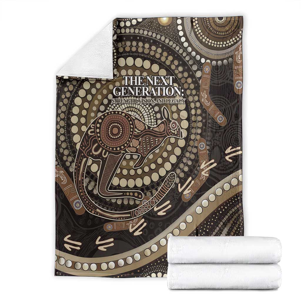 Australia NAIDOC Week 2025 Blanket Boomerang Kangaroo Indigenous Art