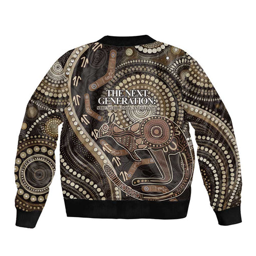 Australia NAIDOC Week 2025 Bomber Jacket Boomerang Kangaroo Indigenous Art