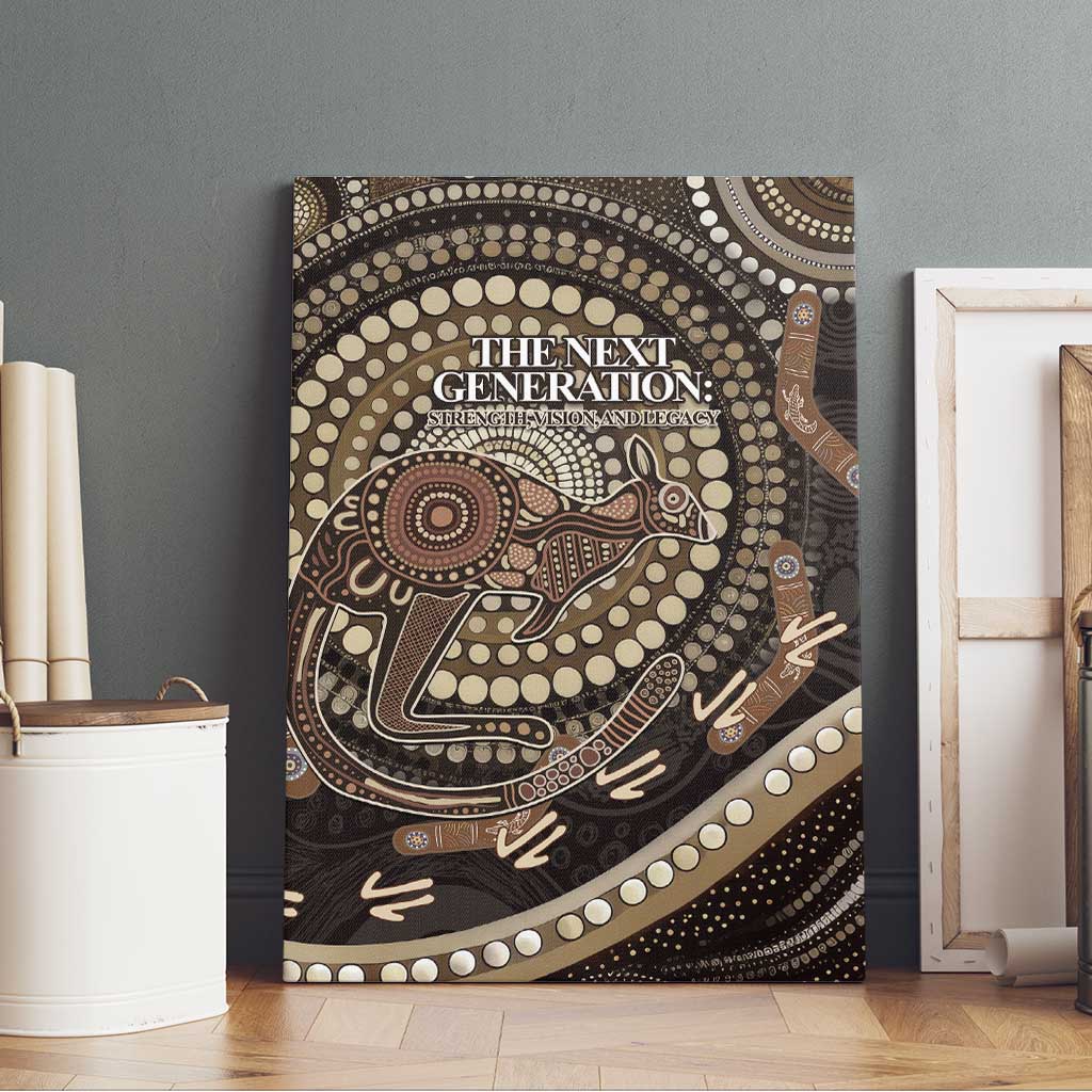 Australia NAIDOC Week 2025 Canvas Wall Art Boomerang Kangaroo Indigenous Art