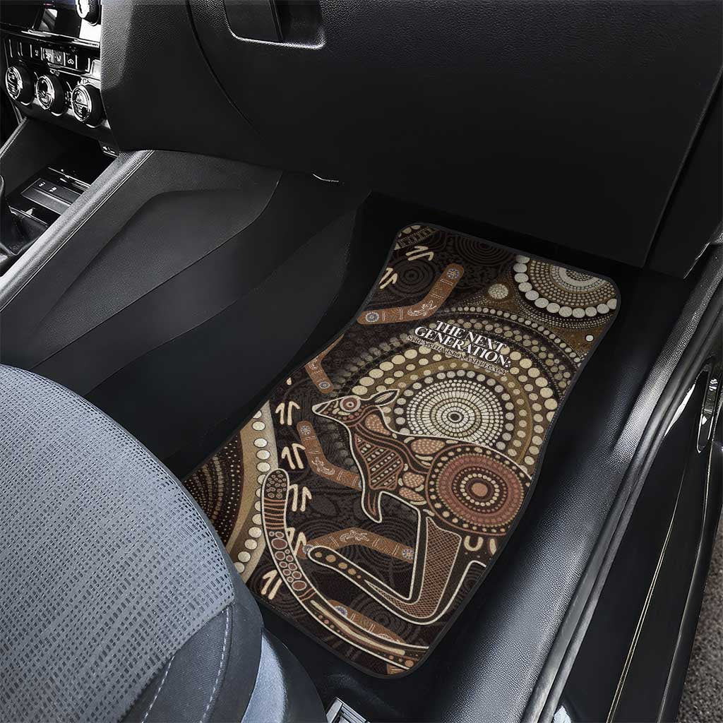 Australia NAIDOC Week 2025 Car Mats Boomerang Kangaroo Indigenous Art