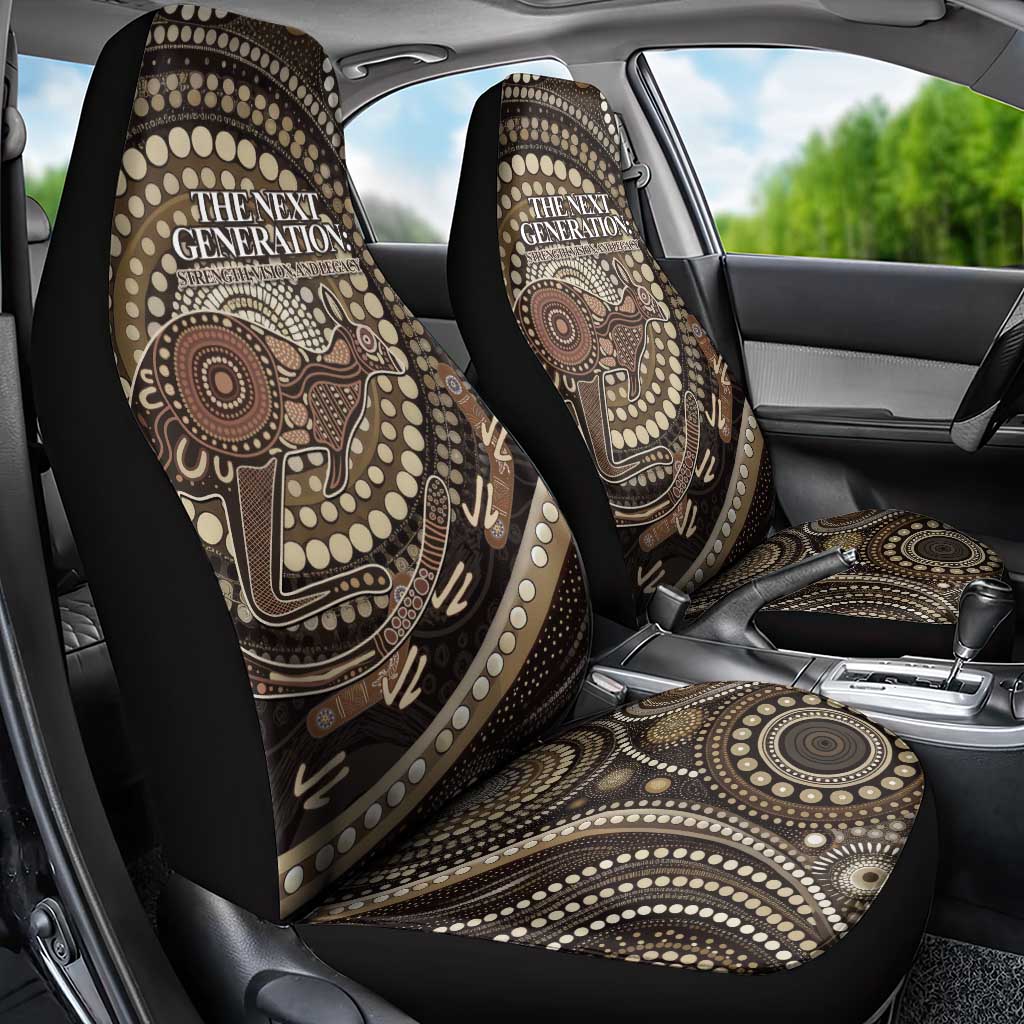 Australia NAIDOC Week 2025 Car Seat Cover Boomerang Kangaroo Indigenous Art