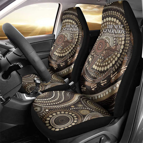 Australia NAIDOC Week 2025 Car Seat Cover Boomerang Kangaroo Indigenous Art
