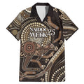 Australia NAIDOC Week 2025 Family Matching Mermaid Dress and Hawaiian Shirt Boomerang Kangaroo Indigenous Art
