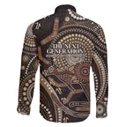 Australia NAIDOC Week 2025 Family Matching Summer Maxi Dress and Hawaiian Shirt Boomerang Kangaroo Indigenous Art