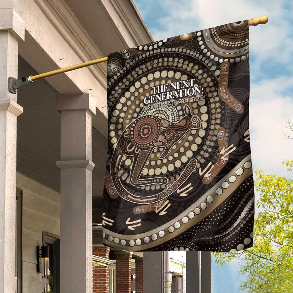 Australia NAIDOC Week 2025 Garden Flag Boomerang Kangaroo Indigenous Art