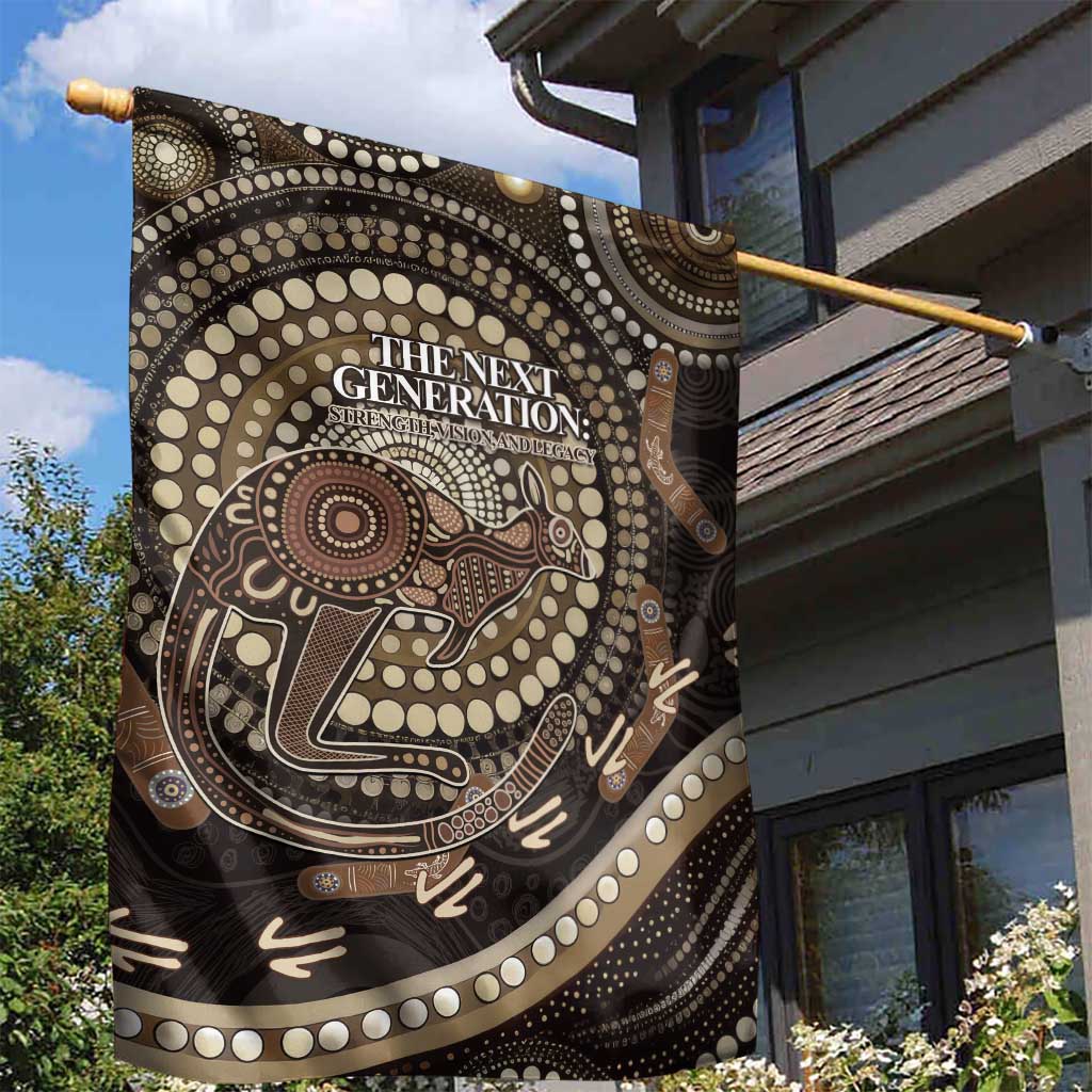 Australia NAIDOC Week 2025 Garden Flag Boomerang Kangaroo Indigenous Art