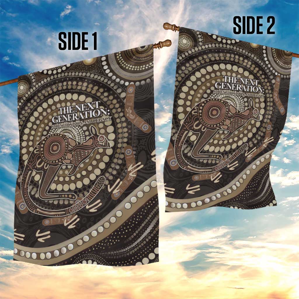 Australia NAIDOC Week 2025 Garden Flag Boomerang Kangaroo Indigenous Art