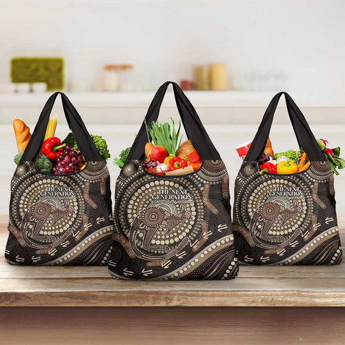 Australia NAIDOC Week 2025 Grocery Bag Boomerang Kangaroo Indigenous Art