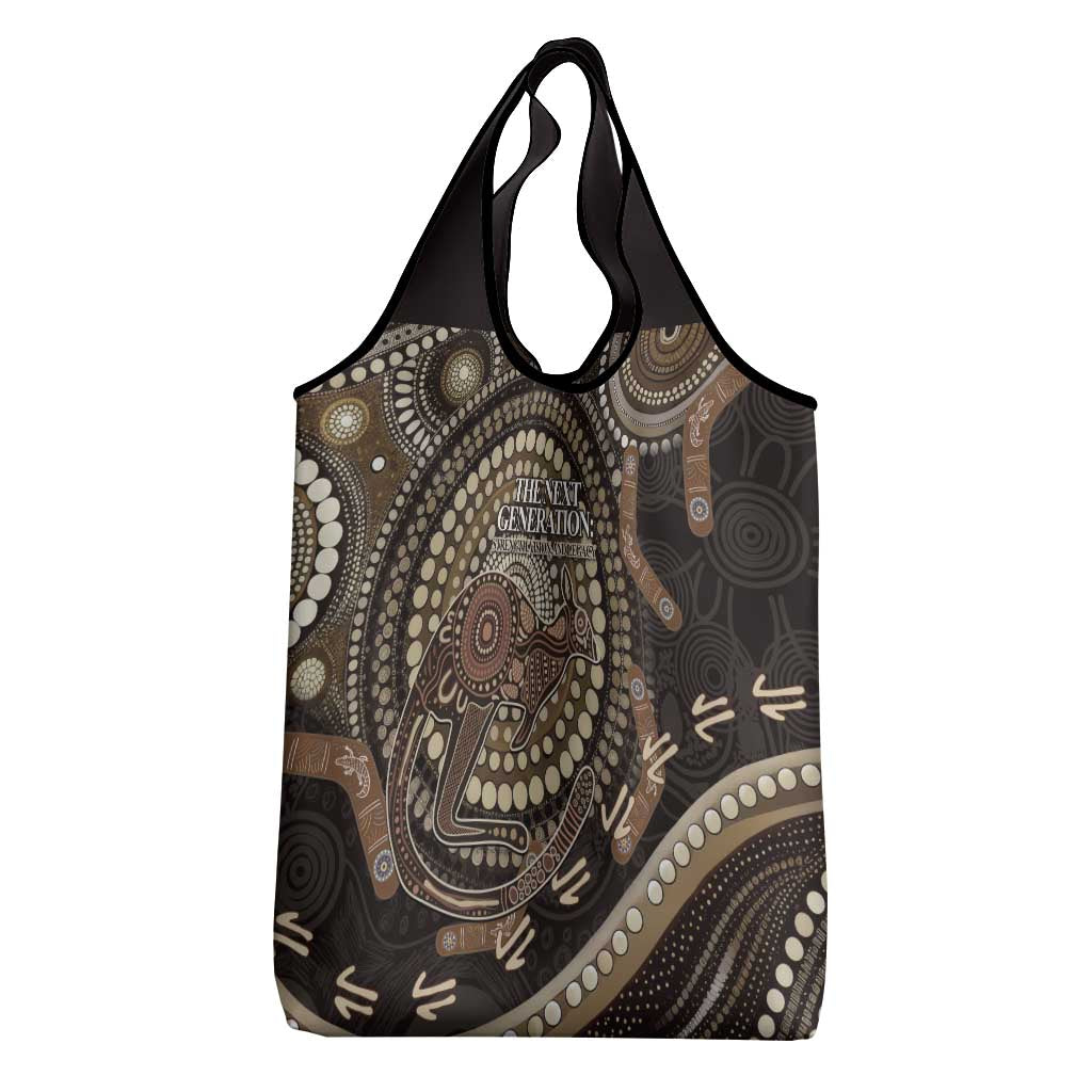 Australia NAIDOC Week 2025 Grocery Bag Boomerang Kangaroo Indigenous Art