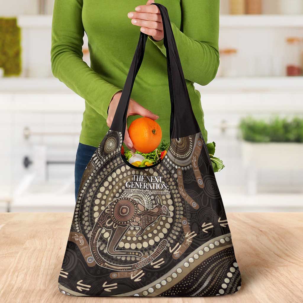 Australia NAIDOC Week 2025 Grocery Bag Boomerang Kangaroo Indigenous Art