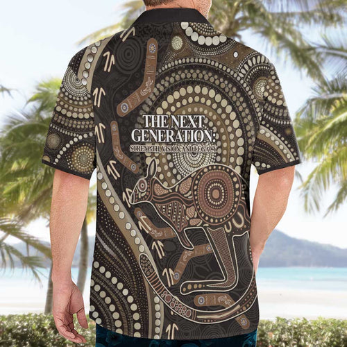 Australia NAIDOC Week 2025 Hawaiian Shirt Boomerang Kangaroo Indigenous Art
