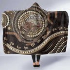 Australia NAIDOC Week 2025 Hooded Blanket Boomerang Kangaroo Indigenous Art