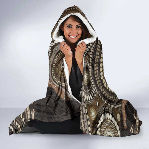 Australia NAIDOC Week 2025 Hooded Blanket Boomerang Kangaroo Indigenous Art