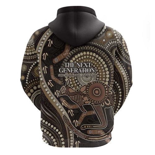 Australia NAIDOC Week 2025 Hoodie Boomerang Kangaroo Indigenous Art