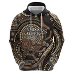 Australia NAIDOC Week 2025 Hoodie Boomerang Kangaroo Indigenous Art