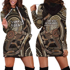 Australia NAIDOC Week 2025 Hoodie Dress Boomerang Kangaroo Indigenous Art