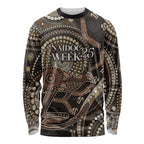 Australia NAIDOC Week 2025 Long Sleeve Shirt Boomerang Kangaroo Indigenous Art