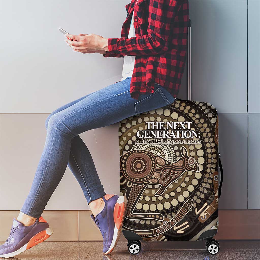 Australia NAIDOC Week 2025 Luggage Cover Boomerang Kangaroo Indigenous Art