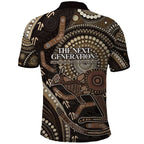 Australia NAIDOC Week 2025 Polo Shirt Boomerang Kangaroo Indigenous Art