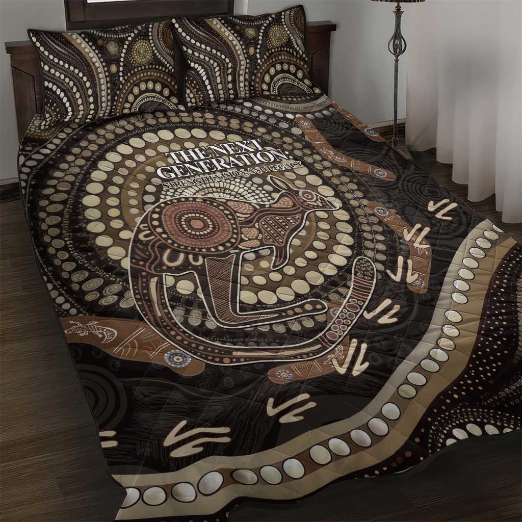 Australia NAIDOC Week 2025 Quilt Bed Set Boomerang Kangaroo Indigenous Art