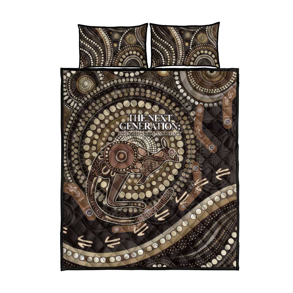 Australia NAIDOC Week 2025 Quilt Bed Set Boomerang Kangaroo Indigenous Art