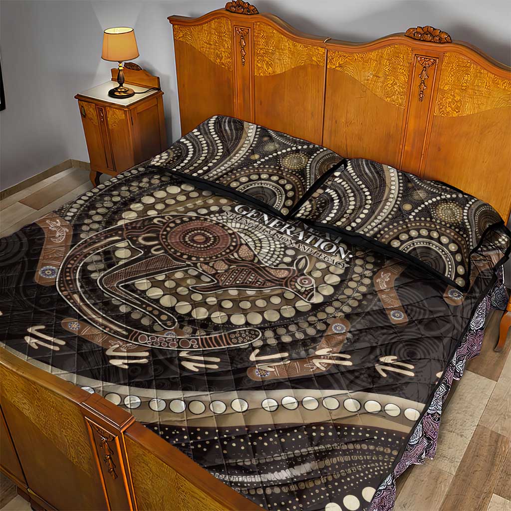 Australia NAIDOC Week 2025 Quilt Bed Set Boomerang Kangaroo Indigenous Art