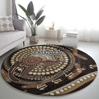 Australia NAIDOC Week 2025 Round Carpet Boomerang Kangaroo Indigenous Art