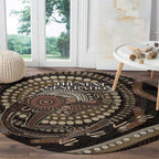 Australia NAIDOC Week 2025 Round Carpet Boomerang Kangaroo Indigenous Art