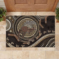 Australia NAIDOC Week 2025 Rubber Doormat Boomerang Kangaroo Indigenous Art
