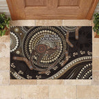 Australia NAIDOC Week 2025 Rubber Doormat Boomerang Kangaroo Indigenous Art