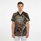 Australia NAIDOC Week 2025 Scrub Top Boomerang Kangaroo Indigenous Art - Aussie Hoodie