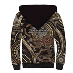Australia NAIDOC Week 2025 Sherpa Hoodie Boomerang Kangaroo Indigenous Art