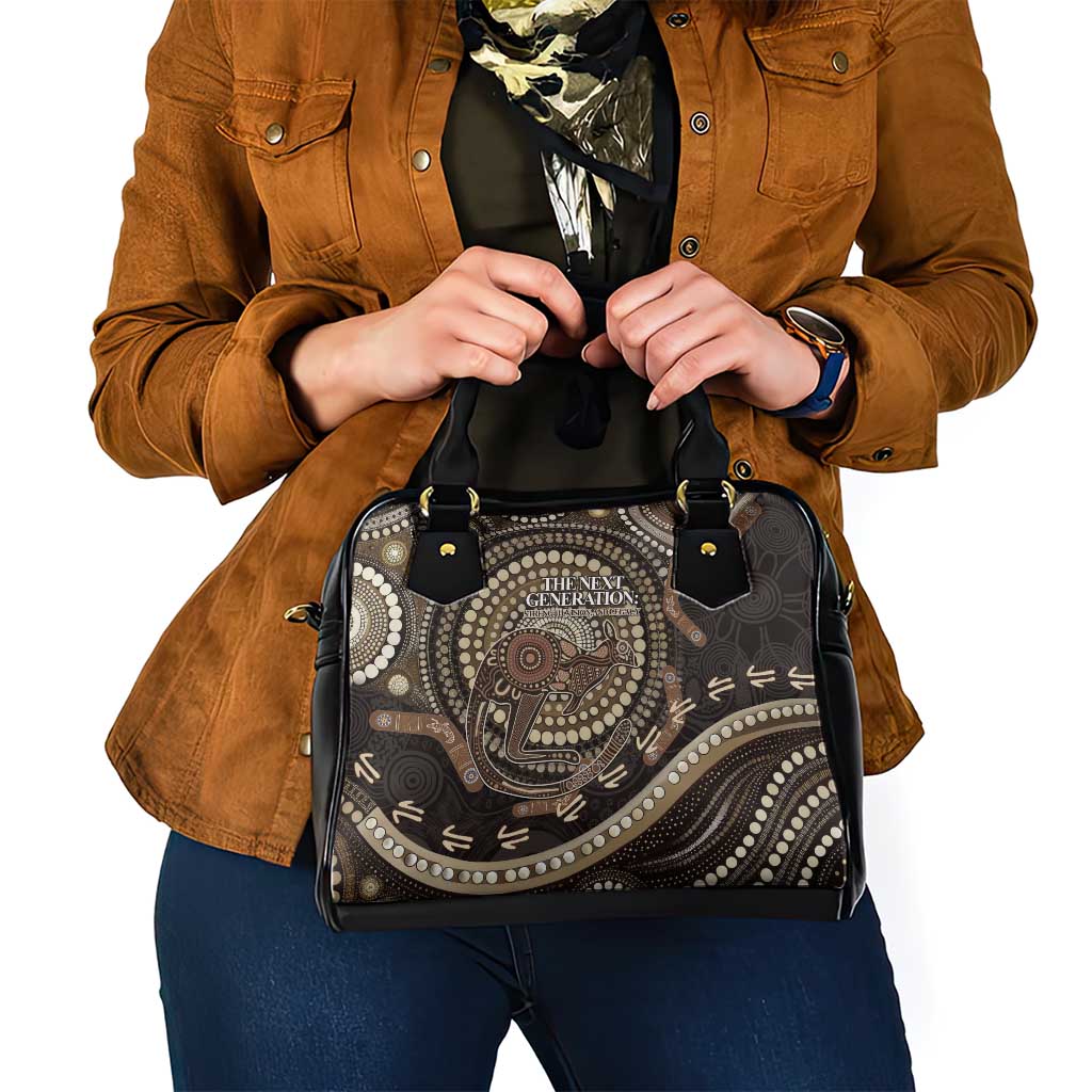 Australia NAIDOC Week 2025 Shoulder Handbag Boomerang Kangaroo Indigenous Art