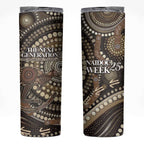 Australia NAIDOC Week 2025 Skinny Tumbler Boomerang Kangaroo Indigenous Art