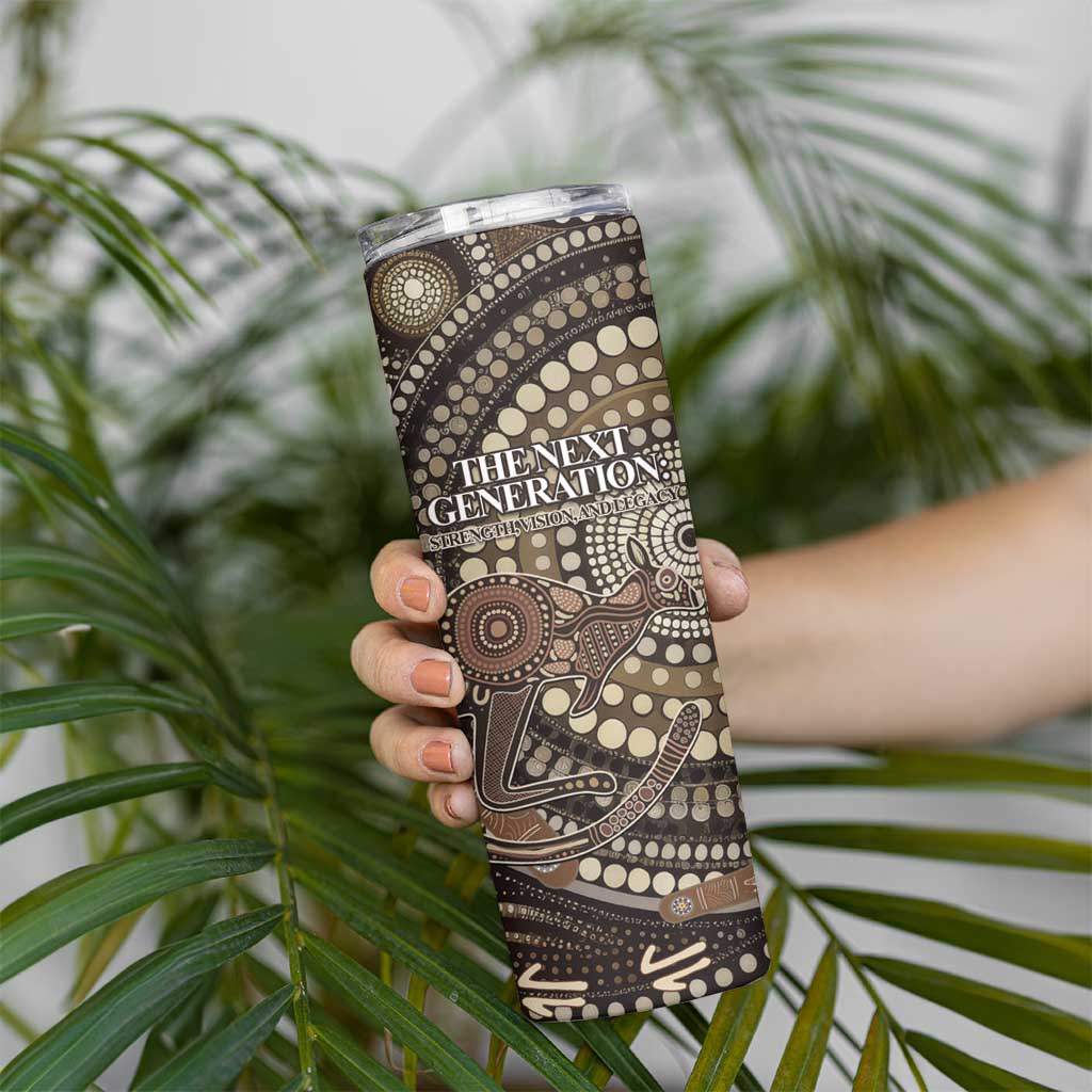 Australia NAIDOC Week 2025 Skinny Tumbler Boomerang Kangaroo Indigenous Art