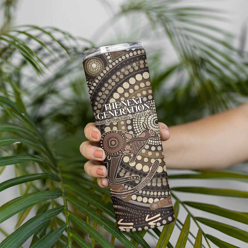 Australia NAIDOC Week 2025 Skinny Tumbler Boomerang Kangaroo Indigenous Art