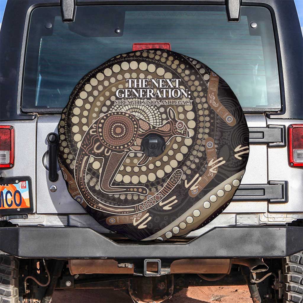 Australia NAIDOC Week 2025 Spare Tire Cover Boomerang Kangaroo Indigenous Art