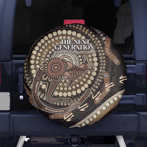 Australia NAIDOC Week 2025 Spare Tire Cover Boomerang Kangaroo Indigenous Art