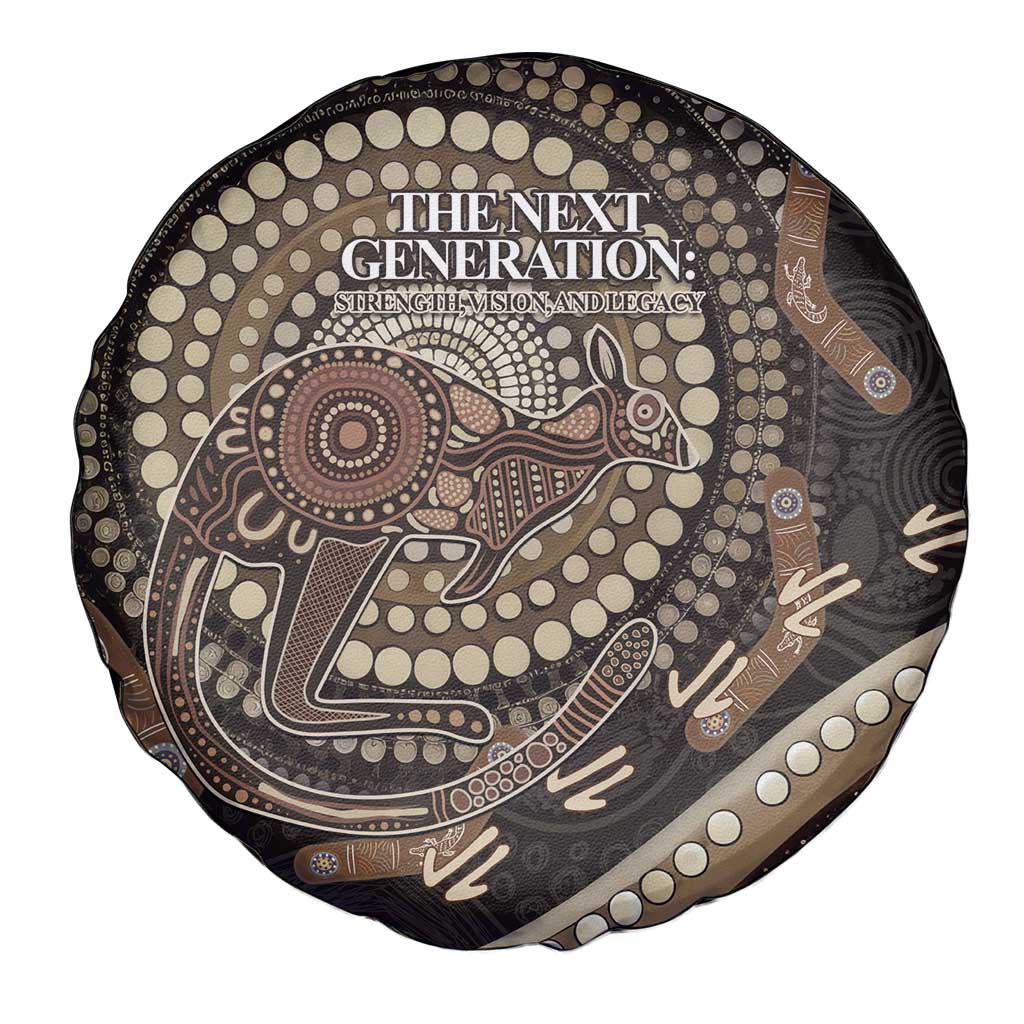 Australia NAIDOC Week 2025 Spare Tire Cover Boomerang Kangaroo Indigenous Art