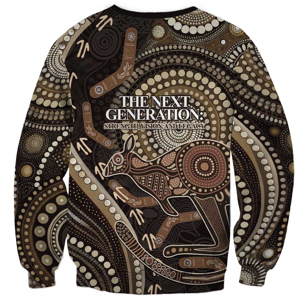 Australia NAIDOC Week 2025 Sweatshirt Boomerang Kangaroo Indigenous Art