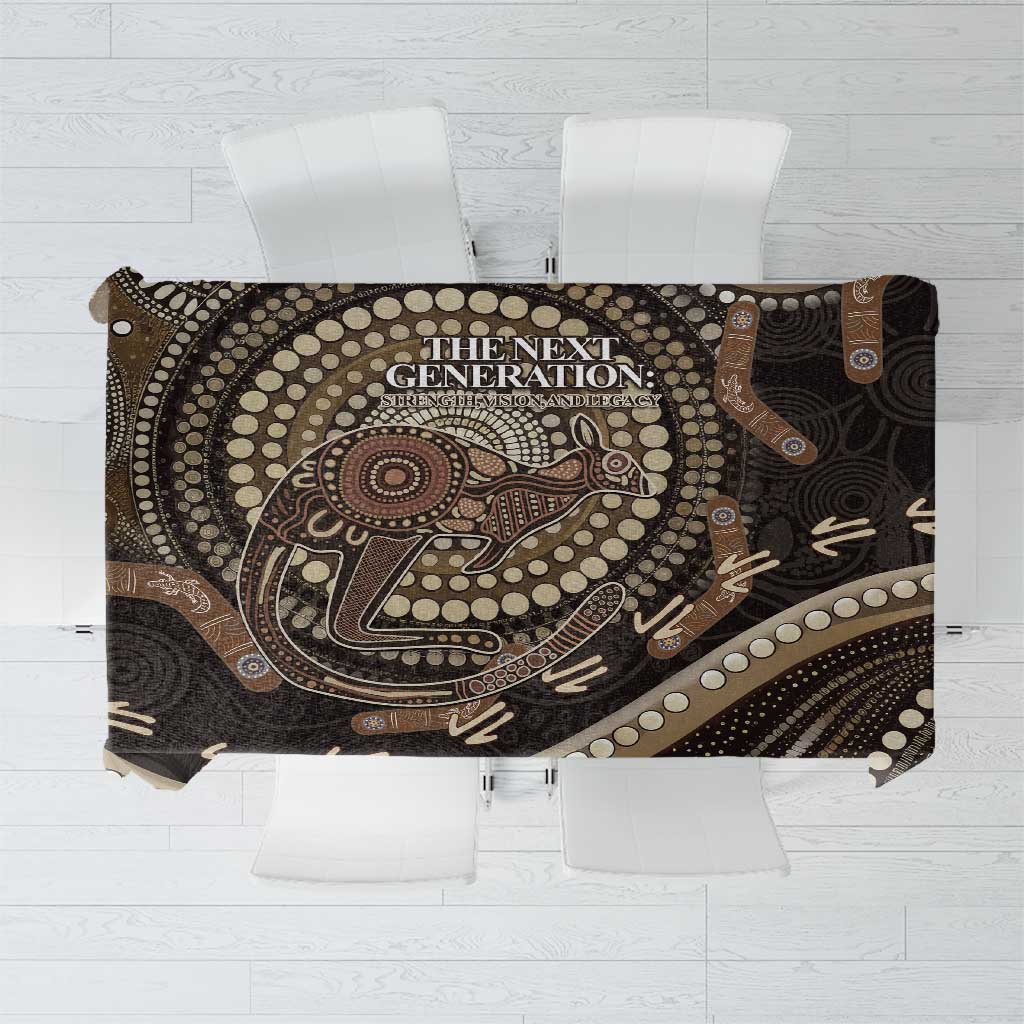 Australia NAIDOC Week 2025 Tablecloth Boomerang Kangaroo Indigenous Art