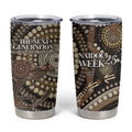 Australia NAIDOC Week 2025 Tumbler Cup Boomerang Kangaroo Indigenous Art