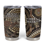 Australia NAIDOC Week 2025 Tumbler Cup Boomerang Kangaroo Indigenous Art