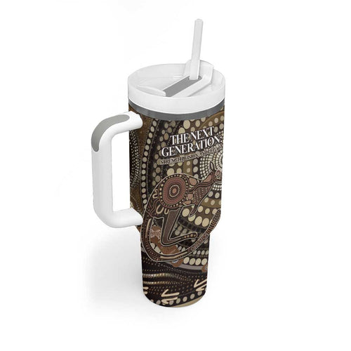 Australia NAIDOC Week 2025 Tumbler With Handle Boomerang Kangaroo Indigenous Art
